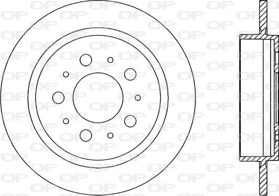 OPEN PARTS Jarrulevy BDA1612.10